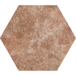 CEMENT HEX BROWN 15X17.3