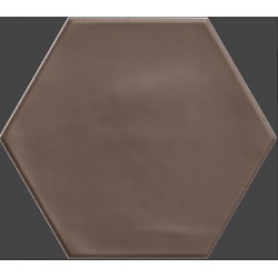 GEOMETRY HEX BROWN MATT...