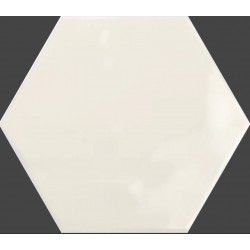 GEOMETRY HEX IVORY BRILLO...