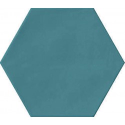 PLAIN HEX BLUE 23X27