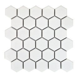 MALLA HEXAGONO BLANCO 27X28