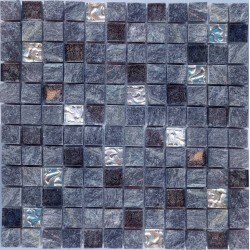 MALLA URALES NEGRO 30X30