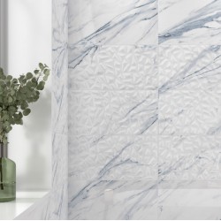 DECOR MARMOL BLUE 25X50