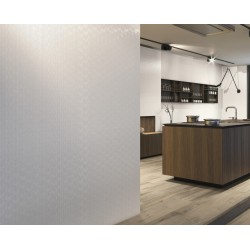 PEARL WHITE CHEVRON 31.6X90