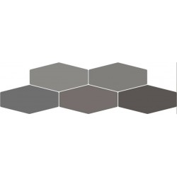 SAILING DARK GREY HEX 10X20