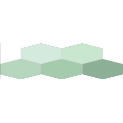 SAILING GREEN HEX 10X20