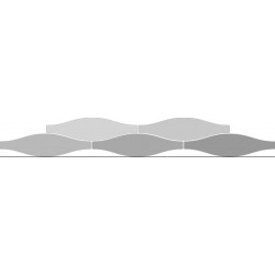 SAILING LIGHT GREY WAVE 7.5X30