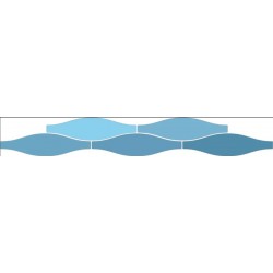SAILING BLUE WAVE 7.5X30